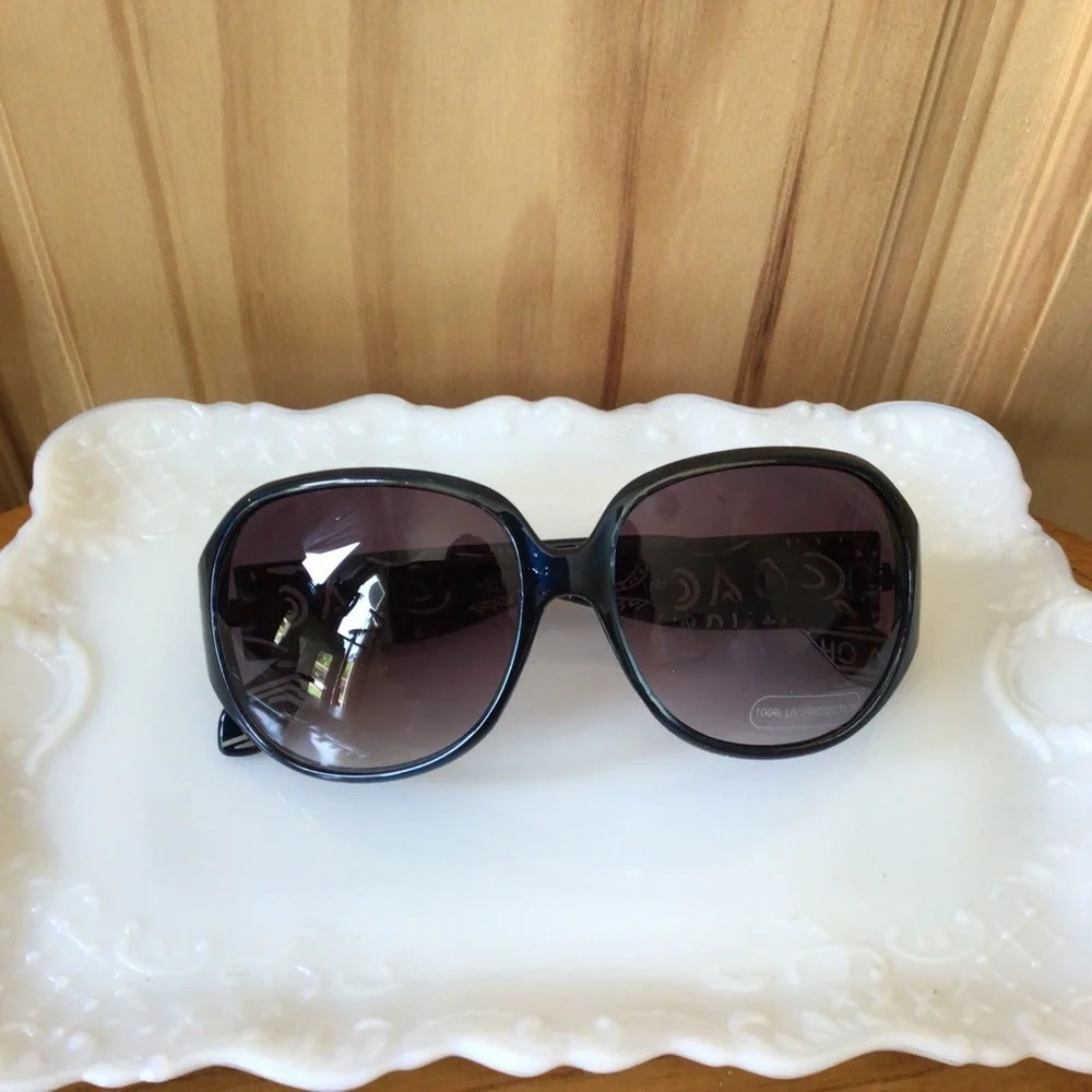 Blue Fashion Oversized Sunglasses - Picture 2 of 2